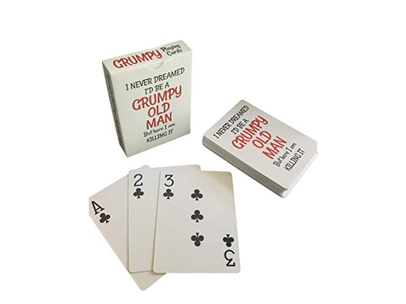 Grumpy Old Man Jumbo Index Playing Cards