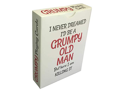 Grumpy Old Man Jumbo Index Playing Cards