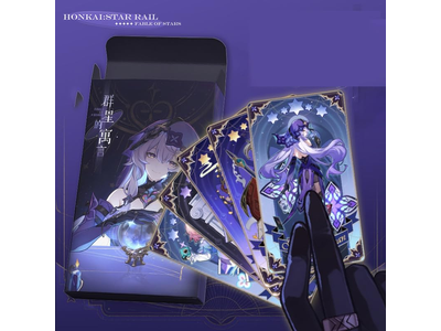 Honkai Star Rail Black 14 PCS Playing Cards