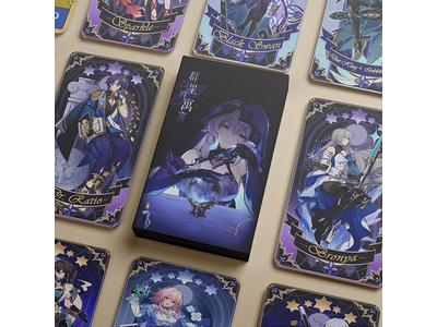 Honkai Star Rail Black 14 PCS Playing Cards