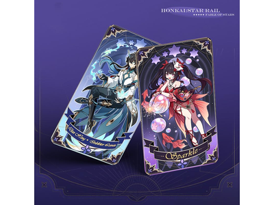 Honkai Star Rail Black 14 PCS Playing Cards