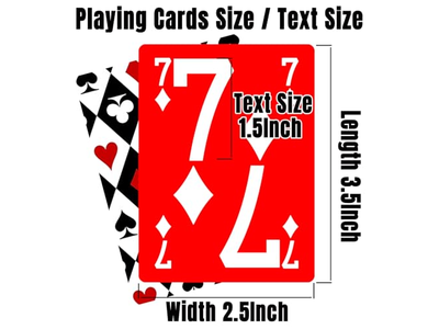 Large Print Low Vision Playing Cards