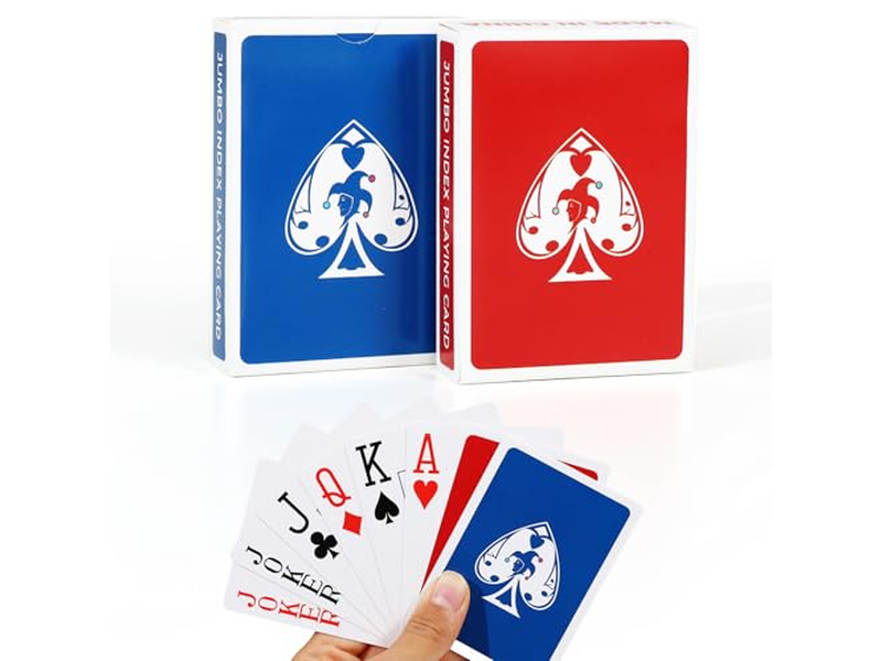 Large Print Playing Cards for Seniors