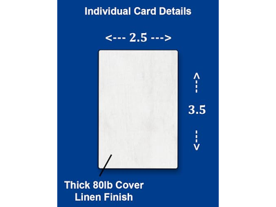 Linen Textured Printable Playing Card Paper