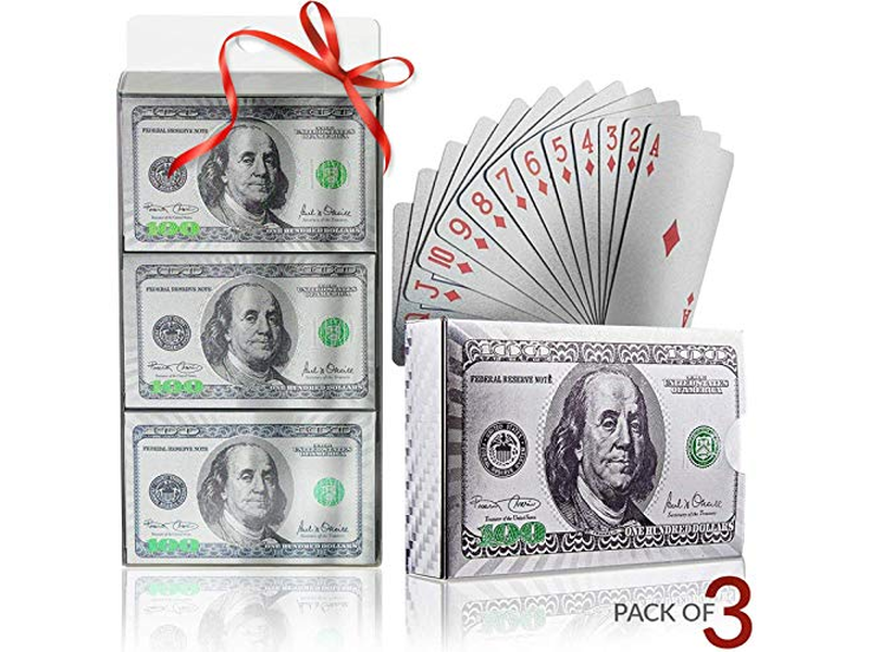 Magic Kiss Waterproof Gold and Silver Foil Poker Playing Cards