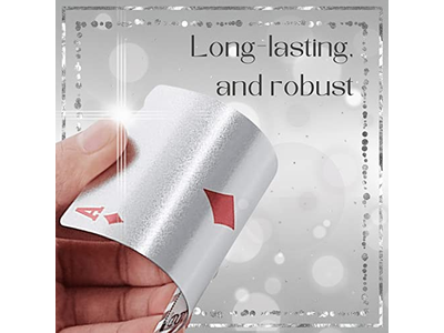 Magic Kiss Waterproof Gold and Silver Foil Poker Playing Cards