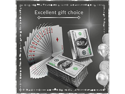 Magic Kiss Waterproof Gold and Silver Foil Poker Playing Cards