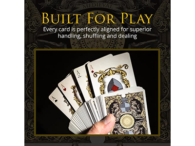 Medieval Playing Cards with Unique Seal