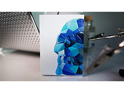 Memento Mori Blue Playing Cards