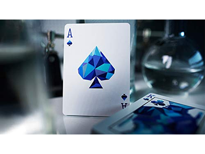 Memento Mori Blue Playing Cards