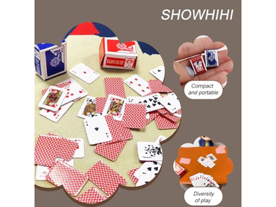 Mini Playing Cards with Mini Dice
