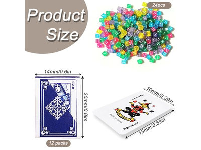 Mini Playing Cards with Mini Dice