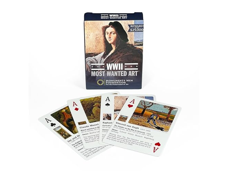 Monuments Men and Women Standard Poker Playing Cards
