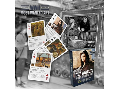 Monuments Men and Women Standard Poker Playing Cards