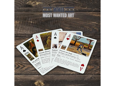 Monuments Men and Women Standard Poker Playing Cards