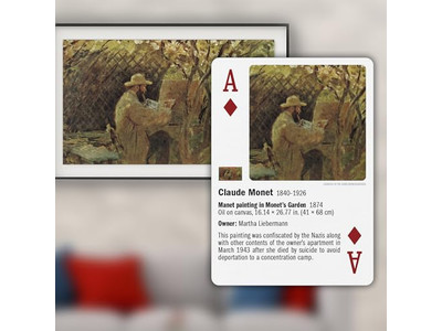 Monuments Men and Women Standard Poker Playing Cards