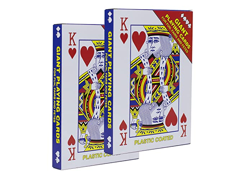 Oversized Bridge Playing Cards Huge Magic Poker