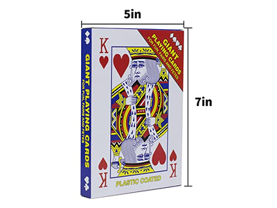 Oversized Bridge Playing Cards Huge Magic Poker
