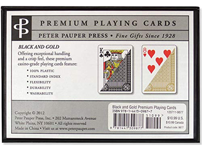 PETER PAUPER PRESS Plastic Playing Cards Value Pack