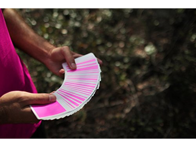 Pink Sport Playing Cards
