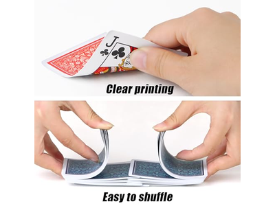 Plastic Waterproof Playing Cards Bulk for Adults
