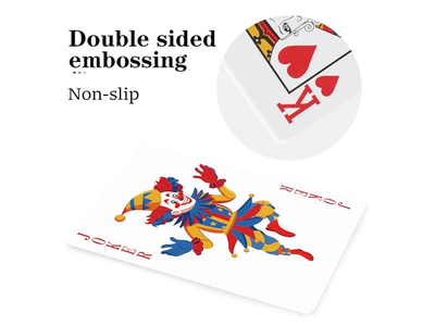 Plastic Waterproof Playing Cards Bulk for Adults