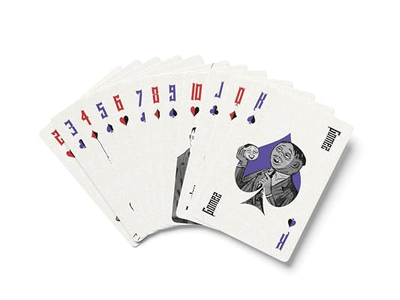Pomegrante Charles Addams Playing Cards