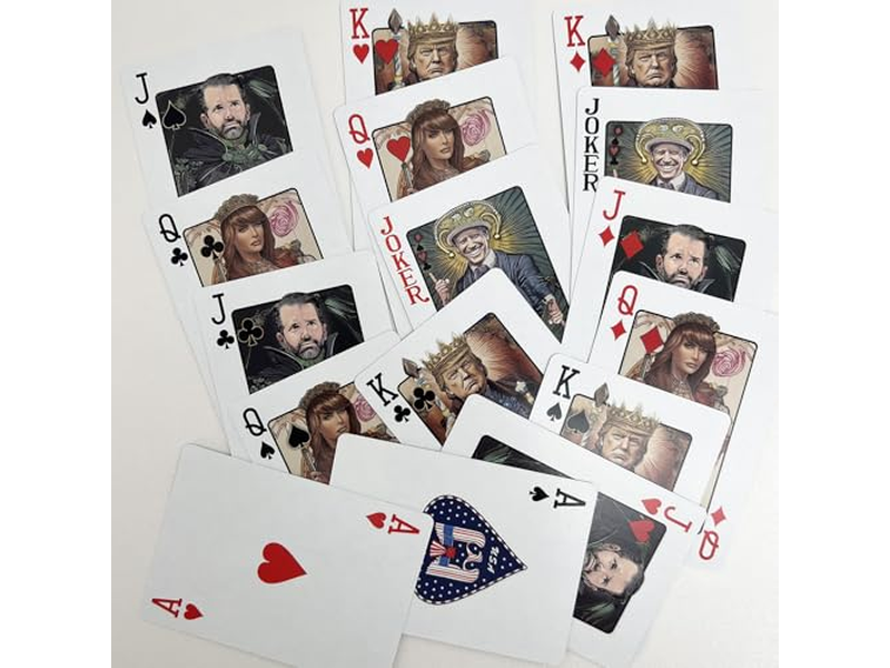 Premium Trump Family Playing Cards