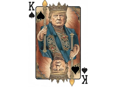 Premium Collectible Trump Family Poker Playing Cards