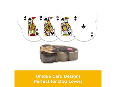 Pug-Shaped Playing Cards