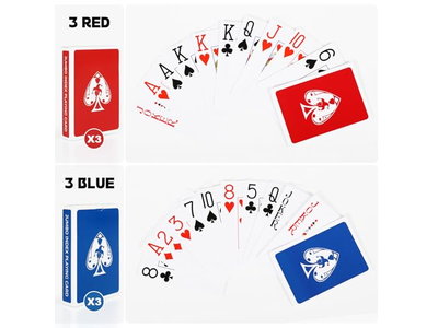 TYYIHUA 6 Pack Large Print Playing Cards