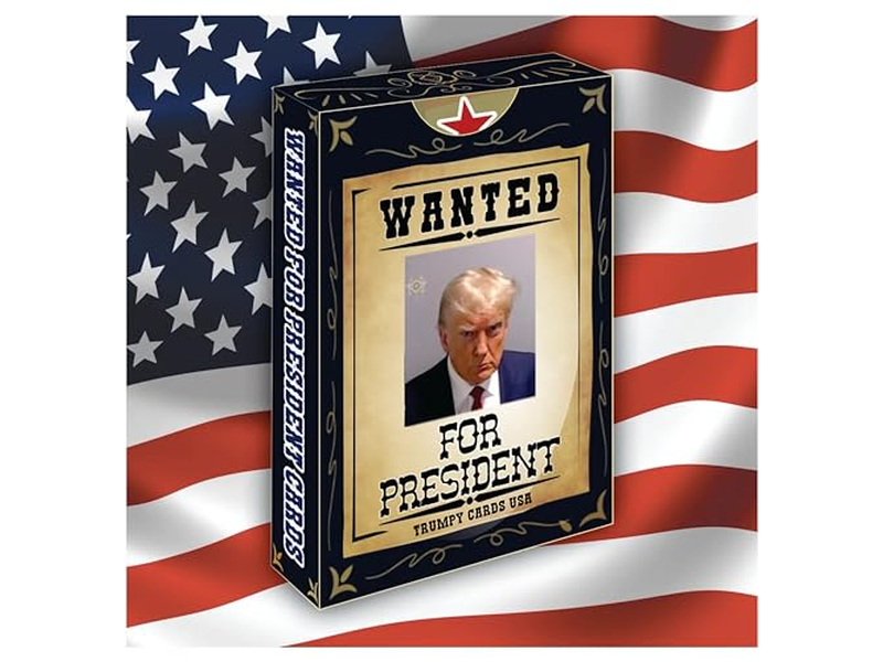 Wanted for President Trump Playing Cards