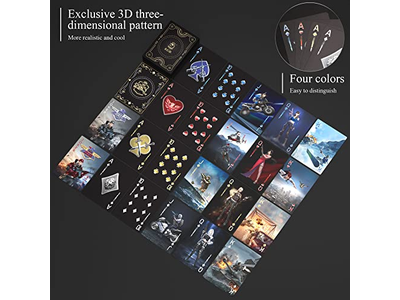 Warrior Gold Waterproof Playing Cards with Gift Box