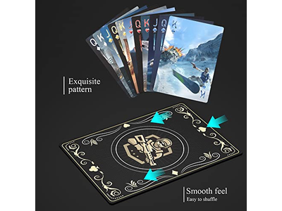 Warrior Gold Waterproof Playing Cards with Gift Box