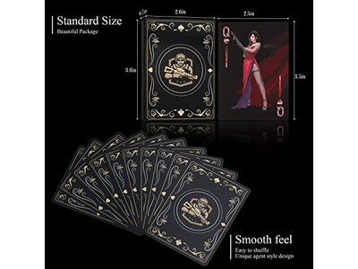 Warrior Gold Waterproof Playing Cards with Gift Box