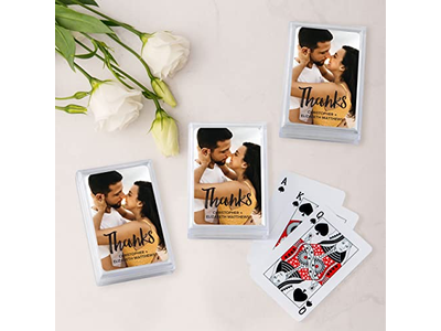 WEDDINGSTAR Custom Photo Printed Playing Card