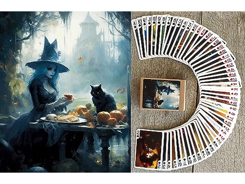 Wicca Witch Playing Cards