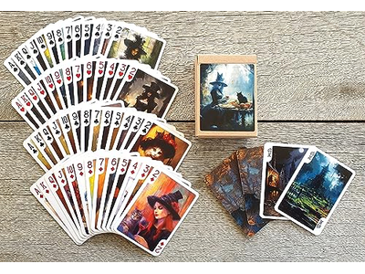 Wicca Witch Playing Cards