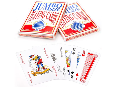 Yopay 2 Pack Jumbo Giant Playing Cards
