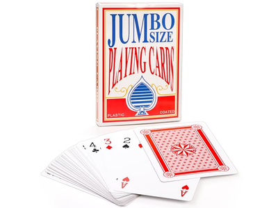 Yopay 2 Pack Jumbo Giant Playing Cards