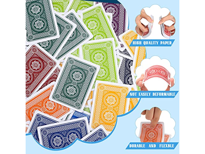 Zubebe 24 Pack Playing Cards Bulk in Vibrant Colors