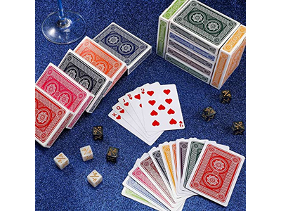 Zubebe 24 Pack Playing Cards Bulk in Vibrant Colors